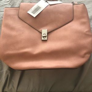 4 for $20 JustFab brand new rose colored backpack